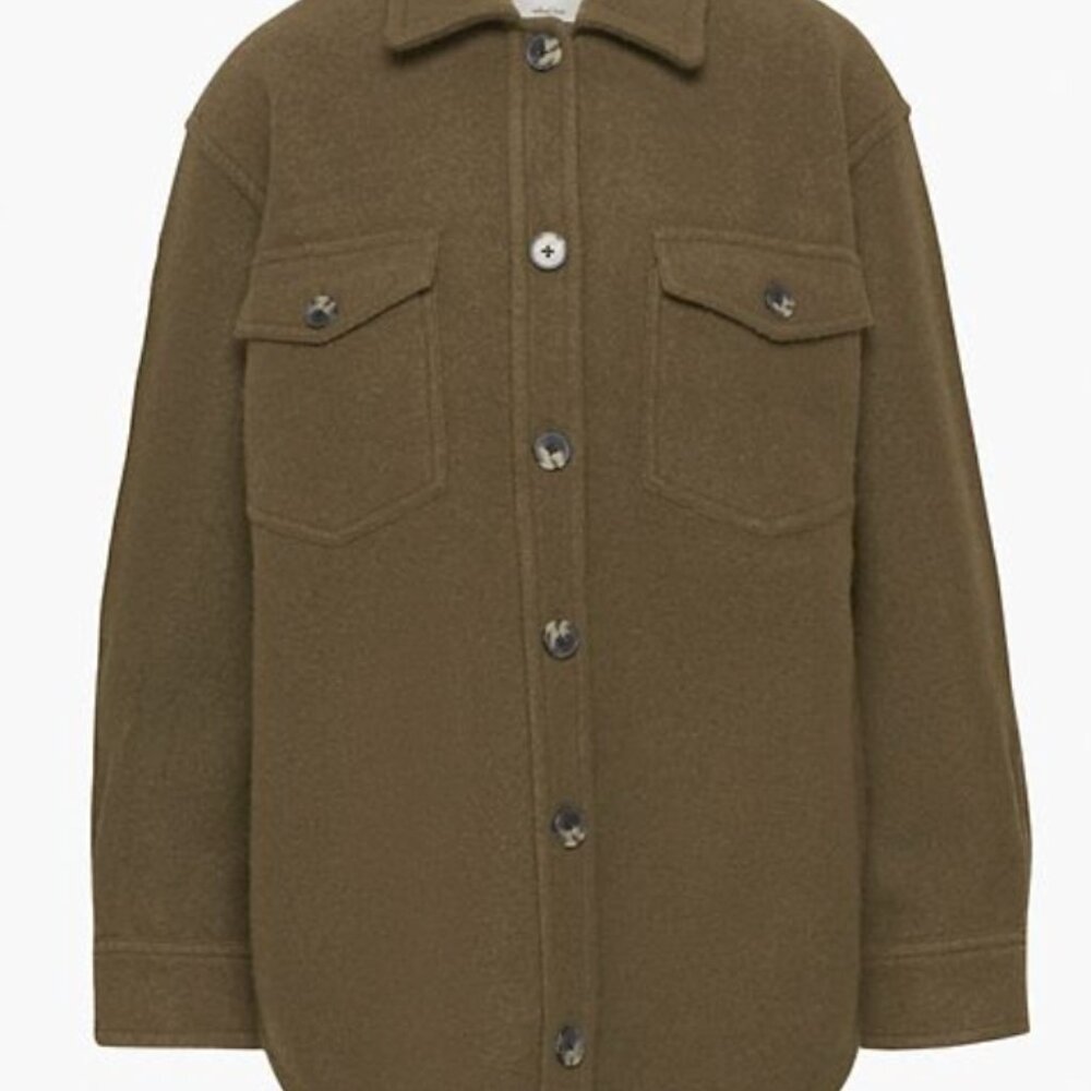 Wilfred Ganna Jacket - 100% Merino Wool - women's M, GUC, Brown/Green colour - Picture 2 of 6